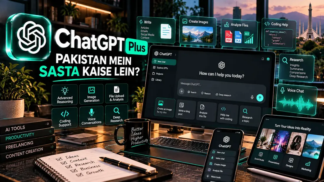 ChatGPT Plus Pakistan Mein Sasta Kaise Lein?