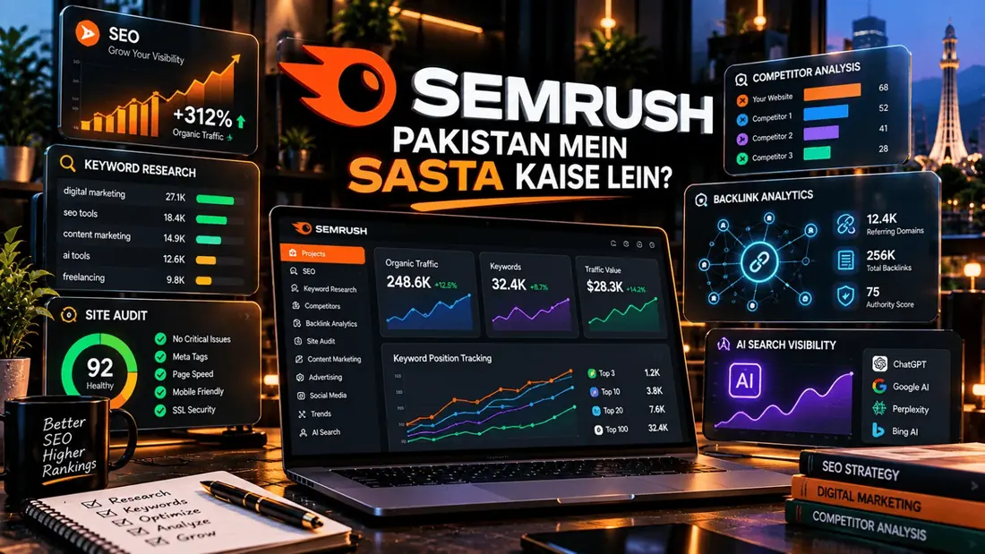 Semrush Pakistan Mein Sasta Kaise Lein?