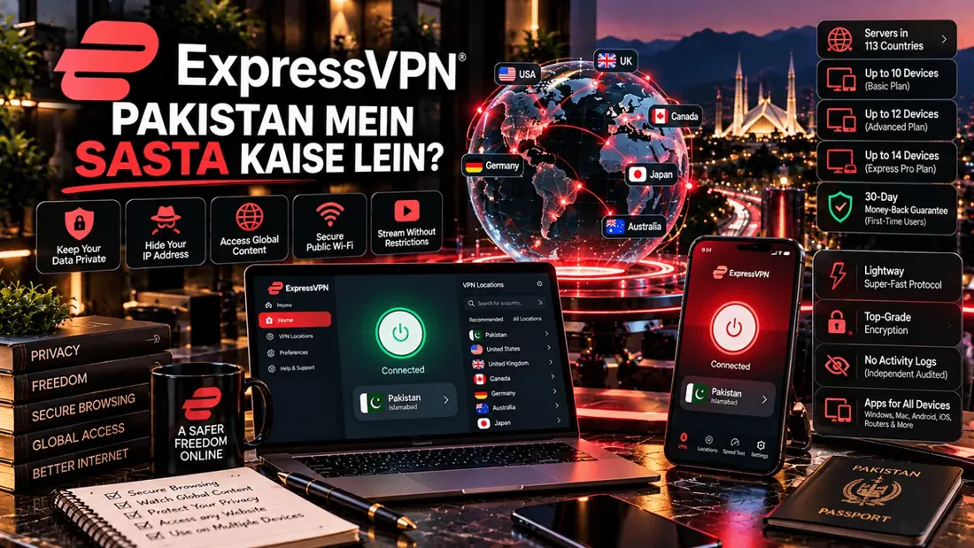 ExpressVPN Pakistan Mein Sasta Kaise Lein?