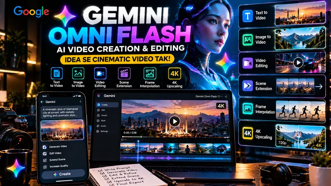 Gemini Omni Flash Pakistan Mein Kaise Use Karein?