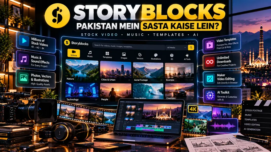 Storyblocks Pakistan Mein Sasta Kaise Lein?