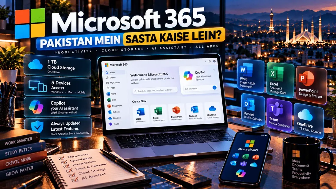 Microsoft 365 Pakistan Mein Sasta Kaise Lein?