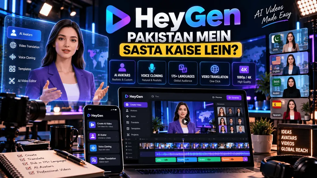 HeyGen Pakistan Mein Sasta Kaise Lein?
