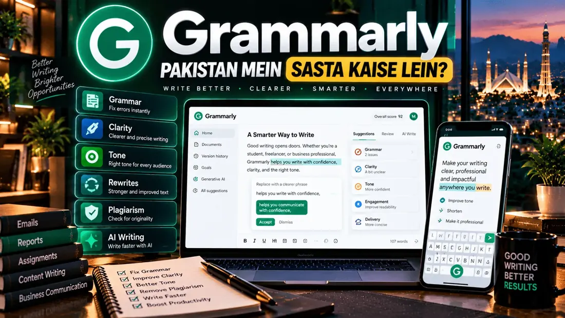 Grammarly Pakistan Mein Sasta Kaise Lein?
