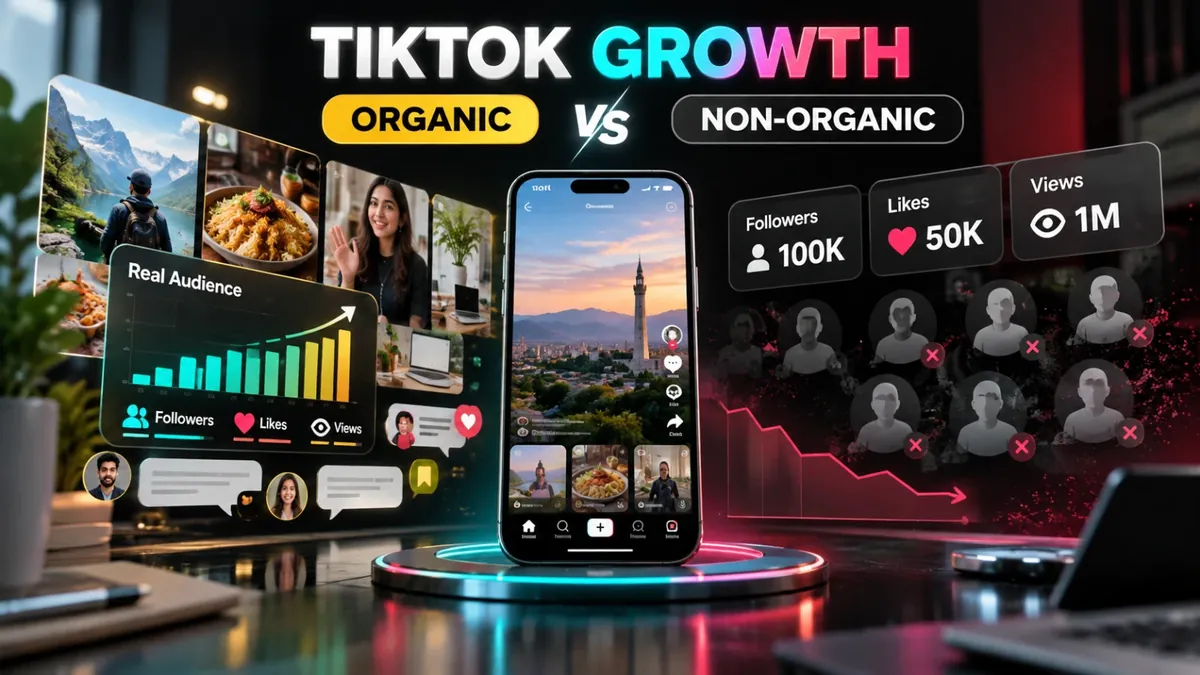 TikTok Followers, Likes & Views: Organic vs Non-Organic