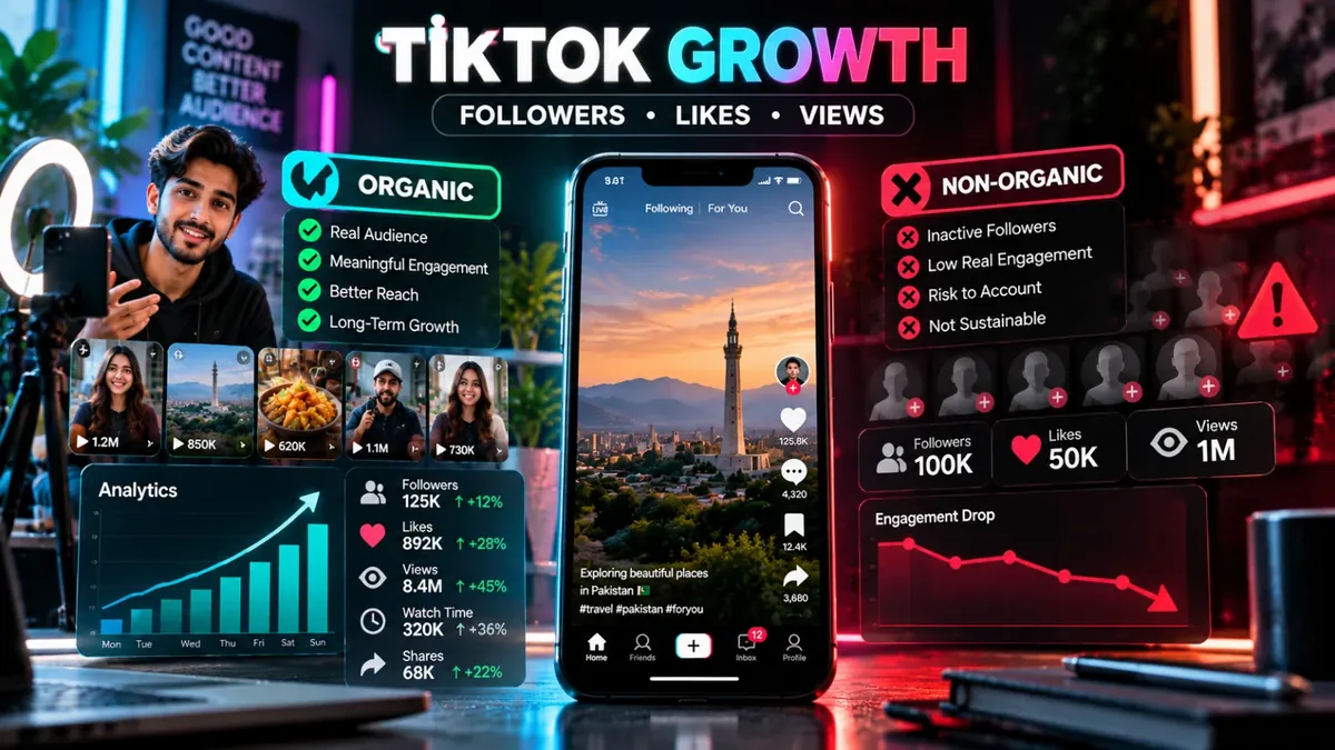 TikTok Followers, Likes & Views: Organic vs Non-Organic