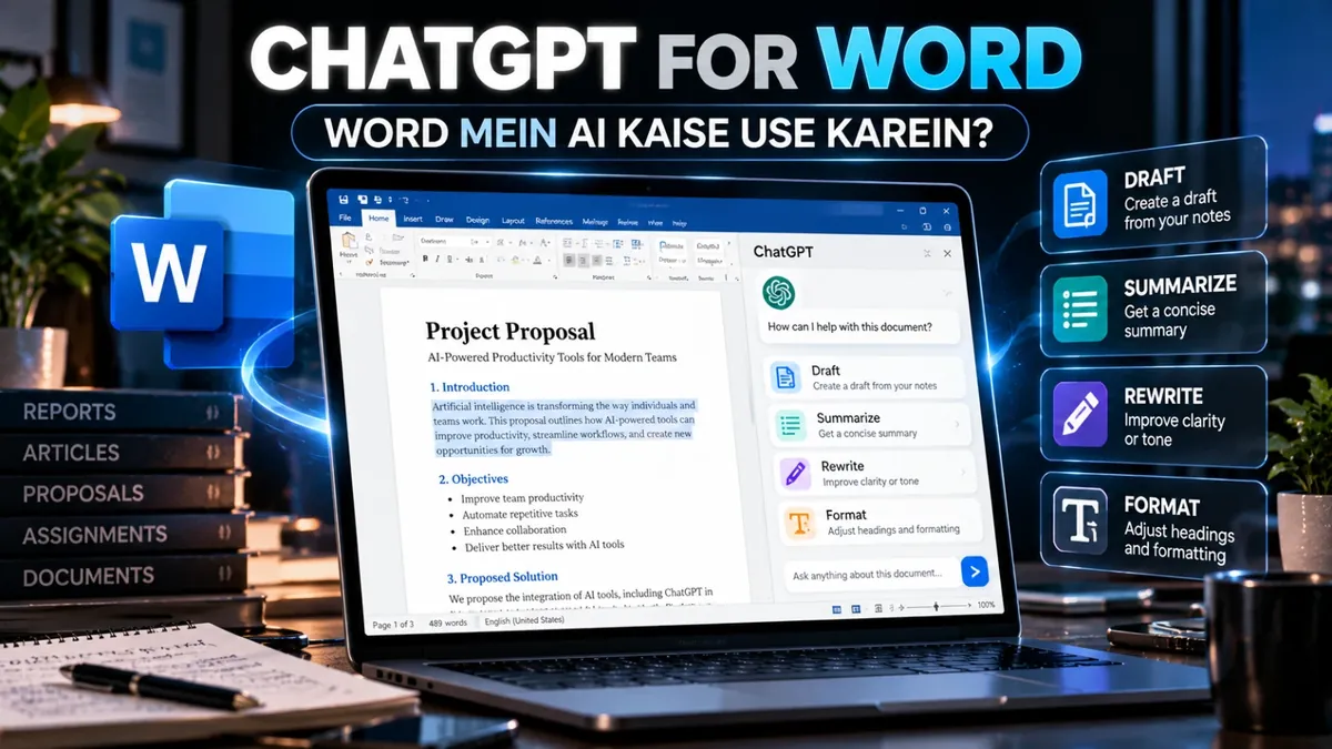 ChatGPT for Word: Word Mein AI Kaise Use Karein?