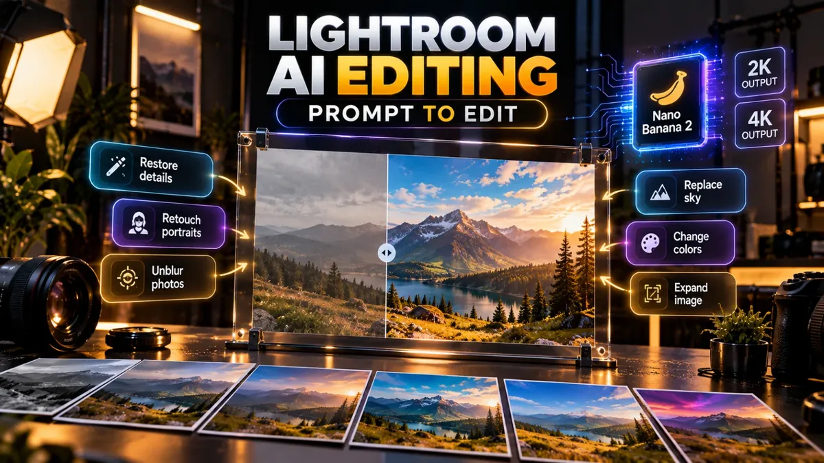 Lightroom AI Editing: Nano Banana 2 Se Photo Kaise Edit Karein?