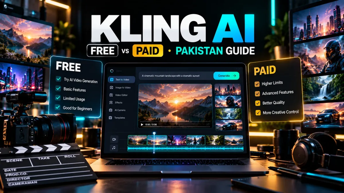 Kling AI Pakistan 2026: Free vs Paid Plans Aur Sasta Kaise Lein?