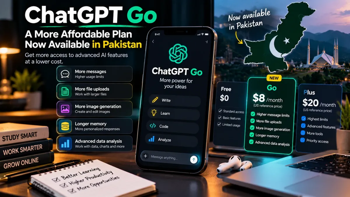ChatGPT Go Pakistan Mein: Price, Features Aur Plus Se Difference