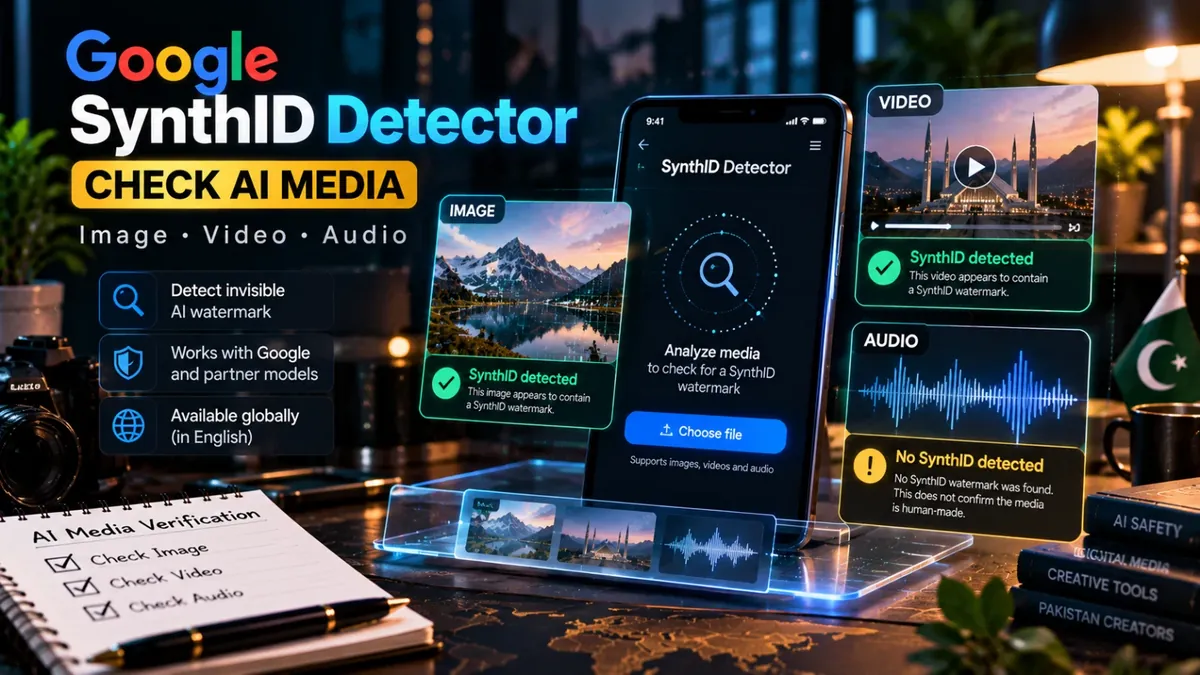 Google SynthID Detector: AI Image, Video & Audio Kaise Check Karein?
